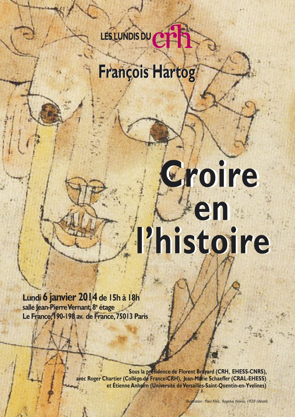 Autour de l'ouvrage de François Hartog, Croire en l'histoire