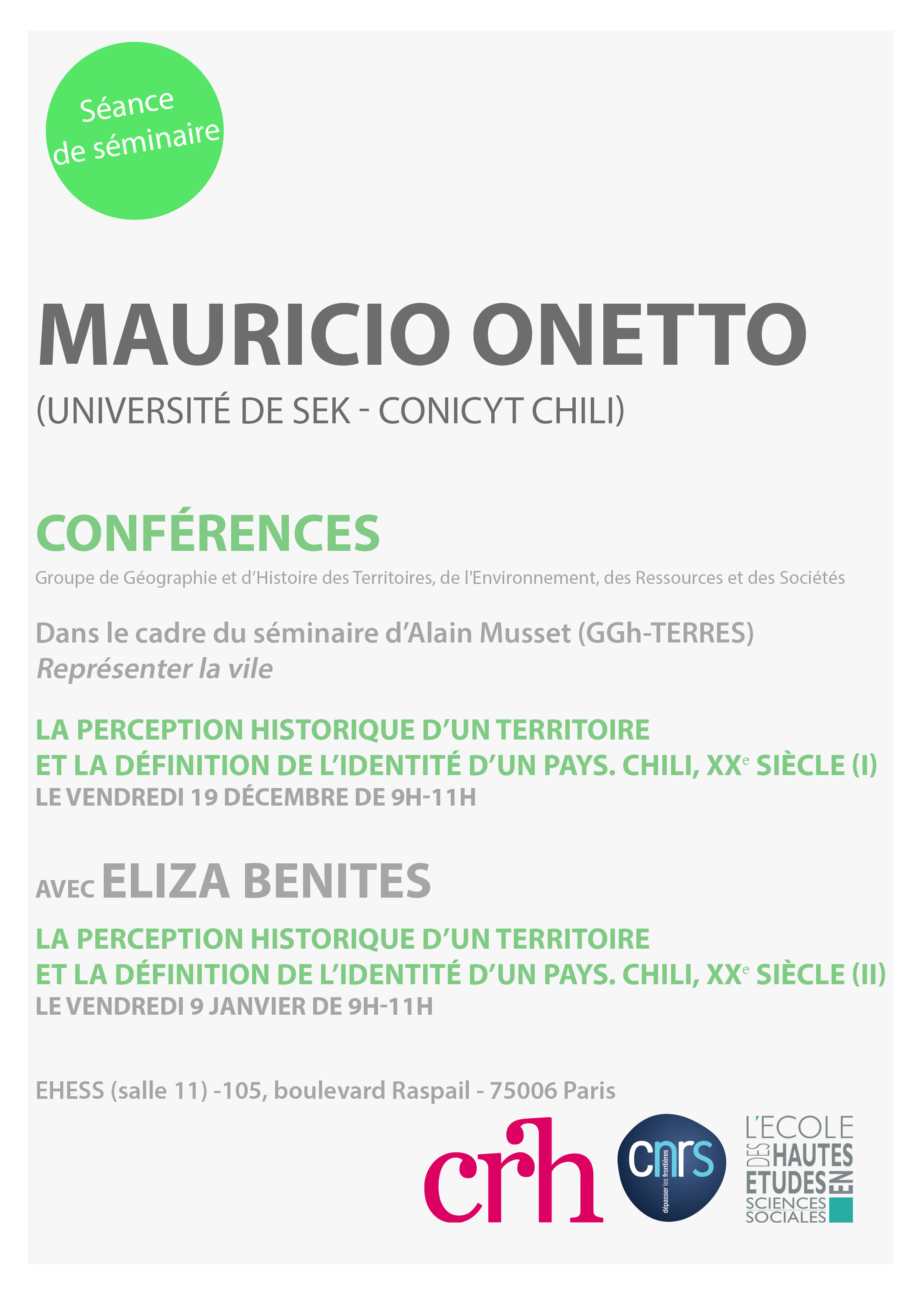 Conférences de Mauricio Onetto