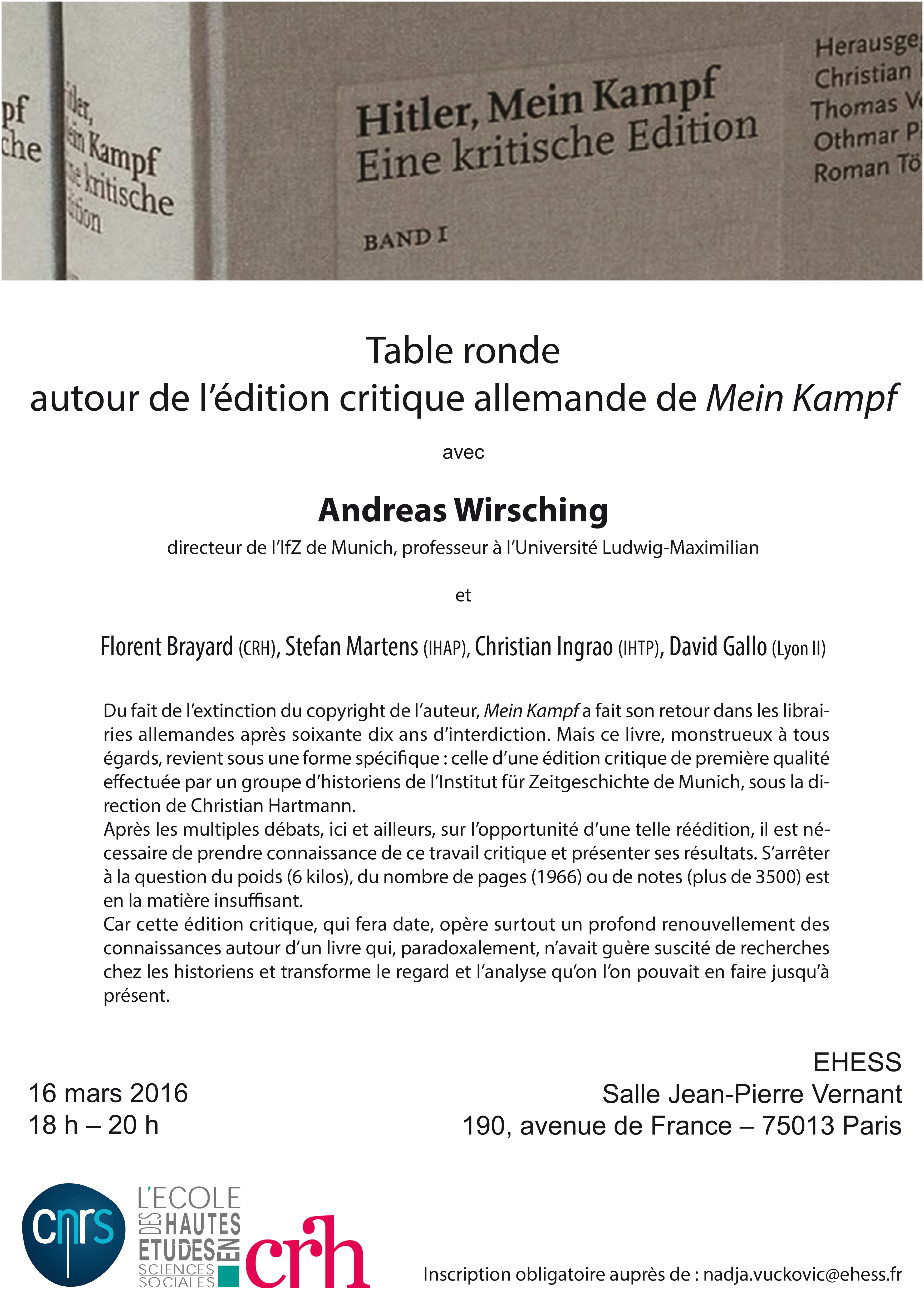 Republier Mein Kampf ? Autour de l’édition critique allemande de l’Institut für Zeitgeschichte