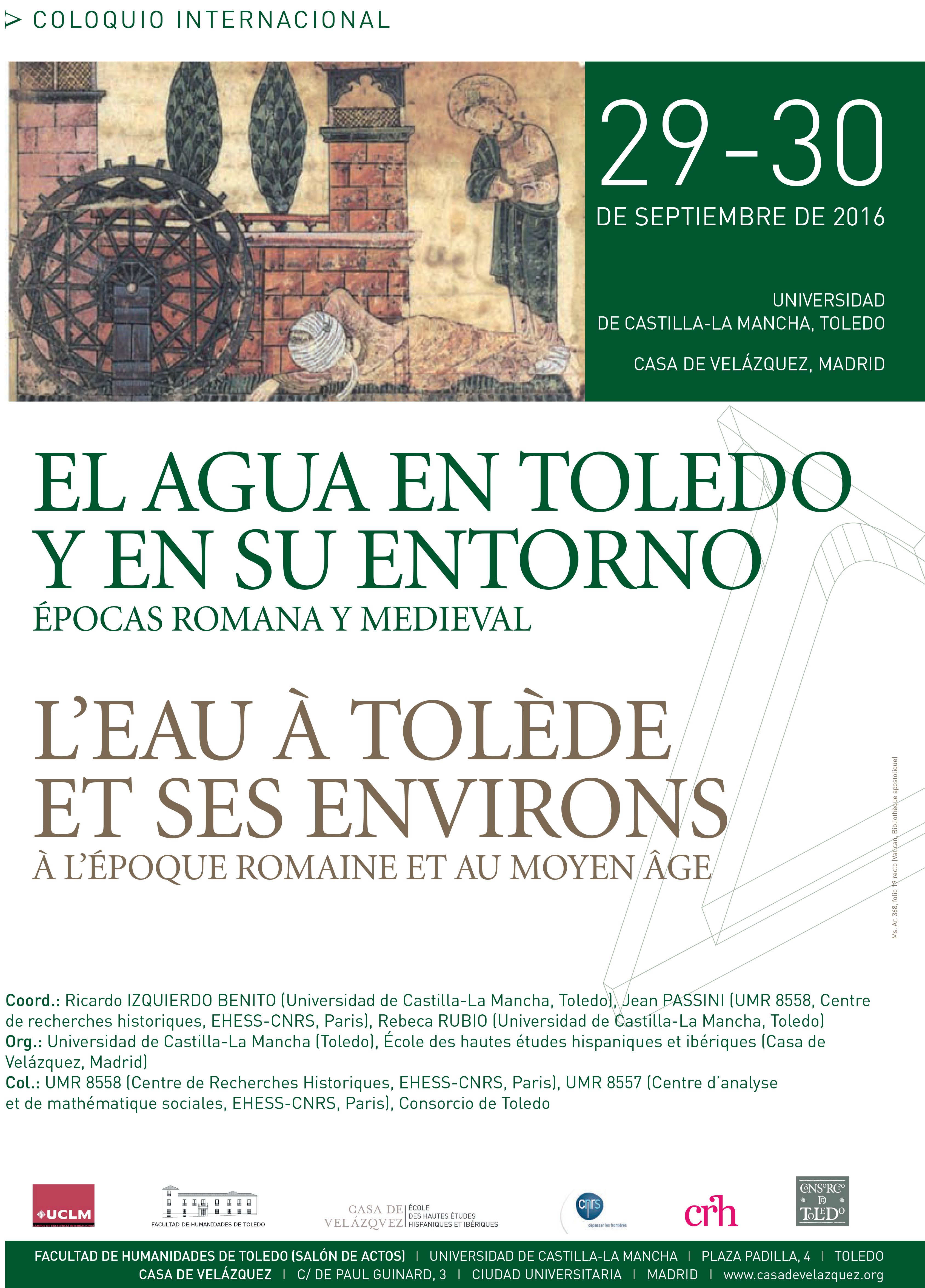 L'eau à Tolède et ses environs à l'époque romaine et au Moyen Age