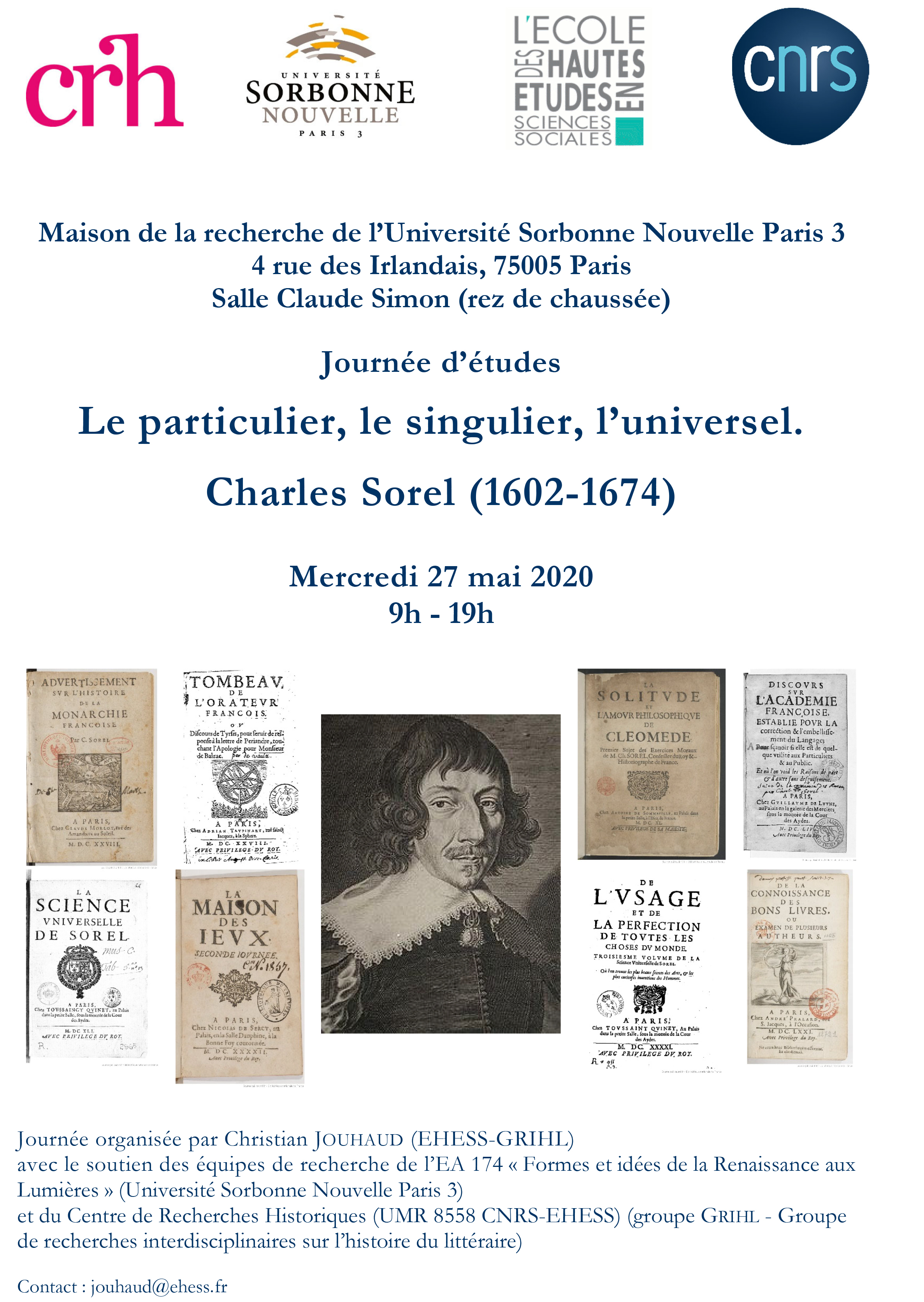 Le particulier, le singulier, l’universel. Charles Sorel (1602-1674)
