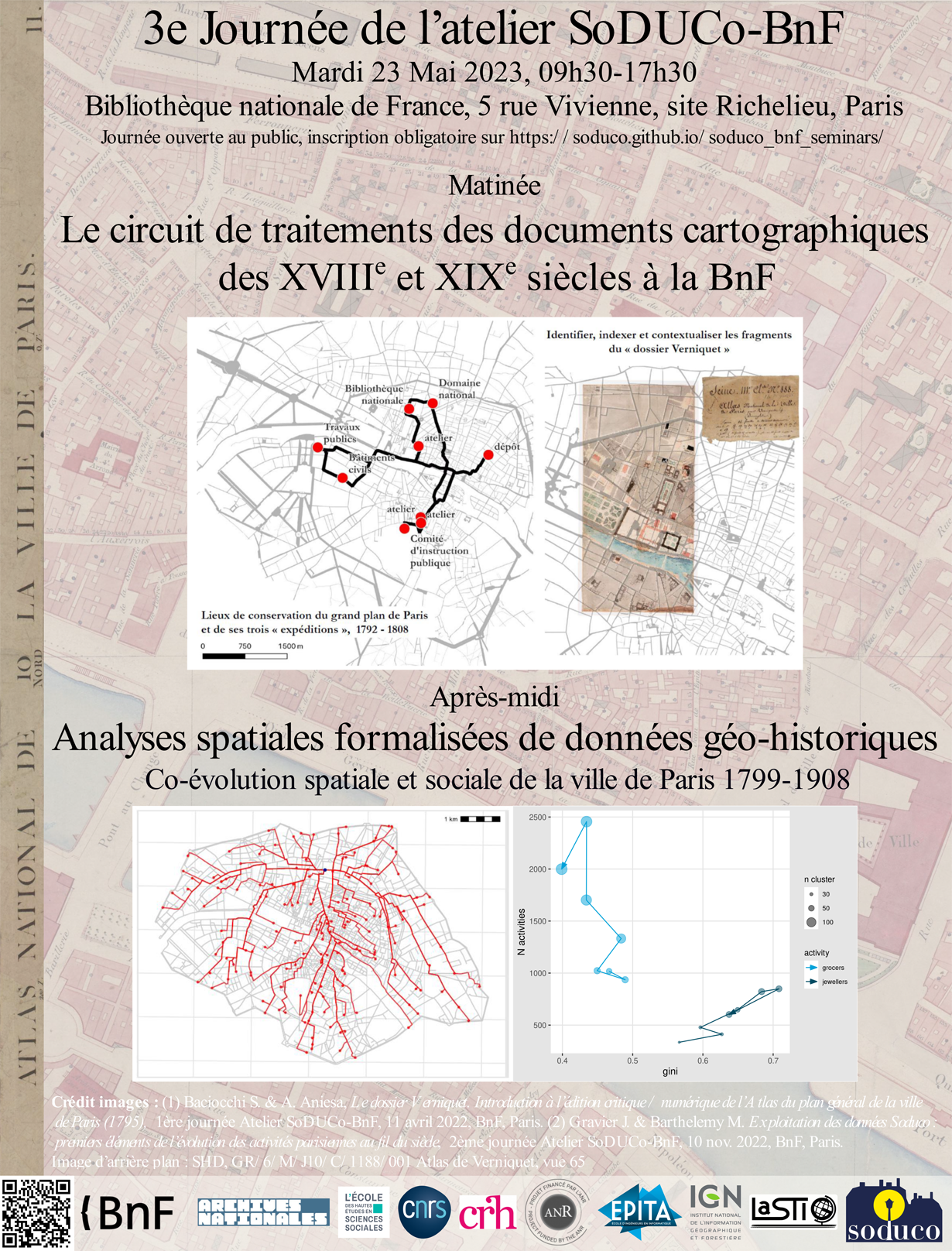 Le circuit des traitements des documents cartographiques des XVIIIe et XIXe siècle à la BnF